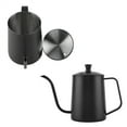 thumbnail image 4 of 550ml Stainless Steel Long Gooseneck Coffee Pot Kettle with Lid, Ergonomic Handle for Safe Pouring, Perfect for Manual Pour Over Brewing, 4 of 7
