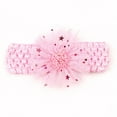 thumbnail image 2 of Qopobobo Headbands For Girls Baby Headbands, Soft Nylon Baby Girls Hair Bows Hairbands for Newborn Infant Toddler Pink,One Size, 2 of 3