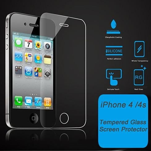 Onbemand Ik geloof ondergoed iPhone 4/4s & 5/5s/5c Glass Screen Protector - Walmart.com