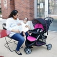 thumbnail image 4 of Baby Trend EZ Travel System Stroller with 2 Cup Holder, Bloom Pink, 4 of 5