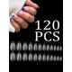thumbnail image 1 of 150 Uds uñas postizas esmeriladas cuadrado corto Gel suave falso cubierta completa punta de uñas preforma mate prensa en extensión de uñas postizas, 1 of 5