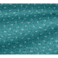thumbnail image 4 of oneOone Cotton Jersey Turquoise Blue Fabric Texture & Triangle Geometric Diy Clothing Quilting Fabric Print Fabric By Yard 58 Inch Wide, 4 of 4