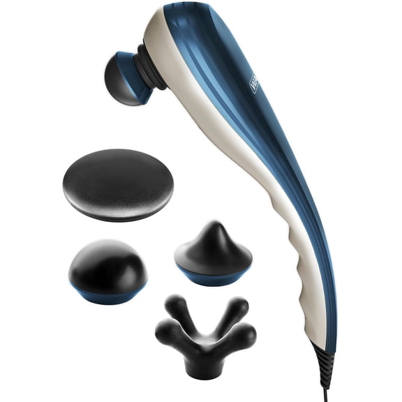Deep Tissue Corded Long Handle Percussion Massager - Handheld Therapy with Variable Intensity to Relieve Pain in The Back, Neck, Shoulders, Muscles, & Legs – FSA Eligible - Model 4290-300