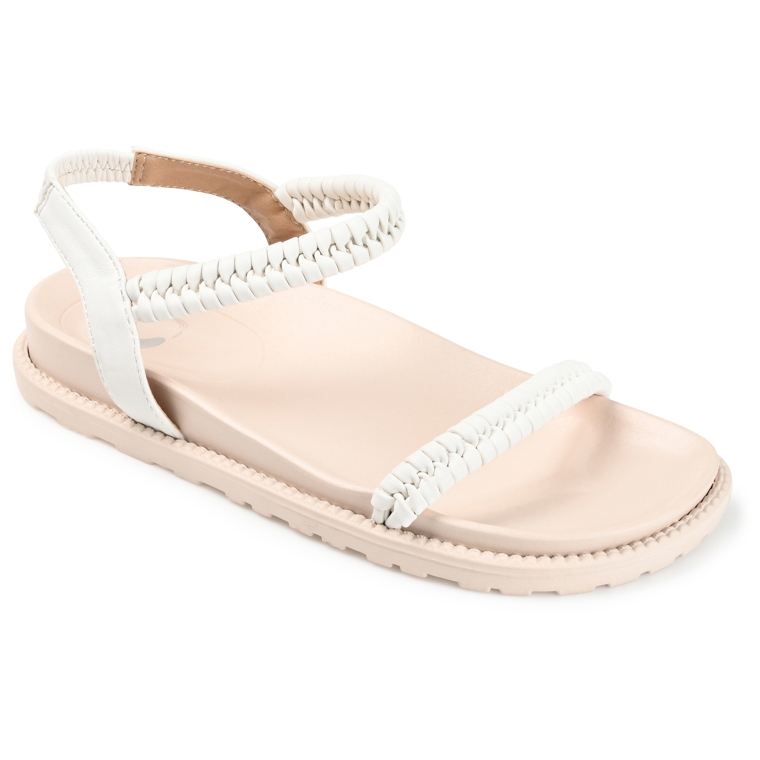 Journee Collection Womens Josee Multi Strap Flat Sandals - Walmart.com
