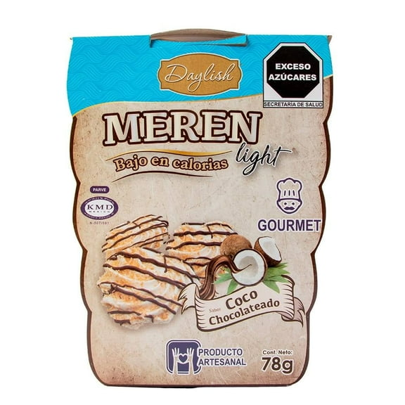 Merengues Daylish light coco chocolateado 78 g