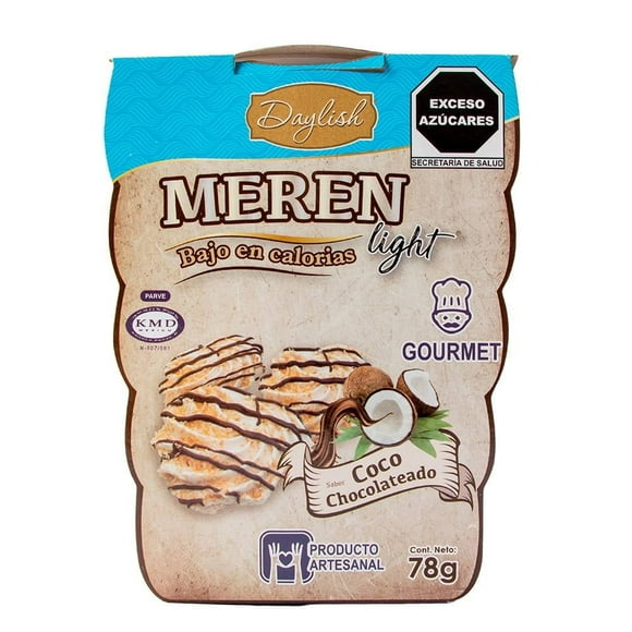 Merengues Daylish light coco chocolateado 78 g