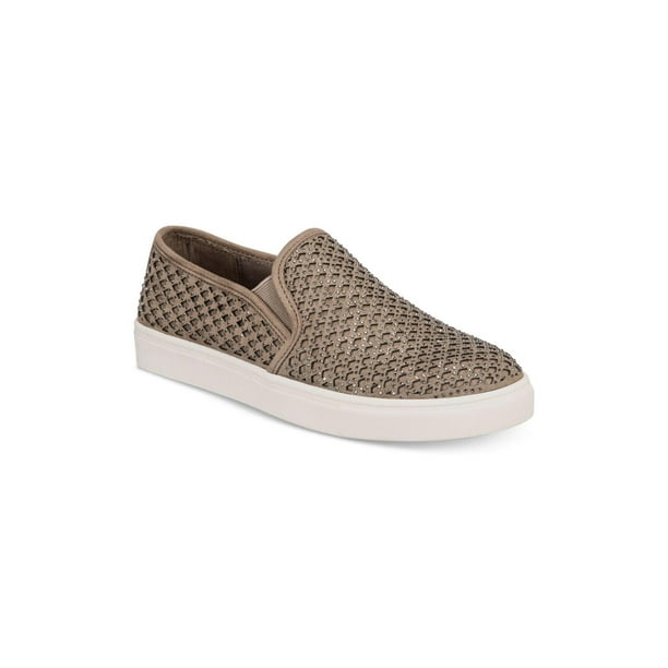 Material Girl - Material Girl Womens Eidyth Fabric Low Top Slip On Fashion Sneakers - Walmart