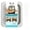 White Pan, variant on Insulated Stackable Portable Aluminum Foil Pan Carrier with Lid and Spoon, Food Storage and Carrying Tray for Hot or Cold Meals