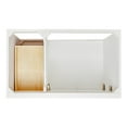 thumbnail image 6 of ARIEL Hamlet 36" White Bathroom Vanity, 1.5" Edge Carrara Quartz Countertop & Splash, Right Rectangular Sink, 2 Soft-Closing Doors, 2 Full Extension Drawers, Built in Toe Kick, Brushed Nickel, 6 of 9