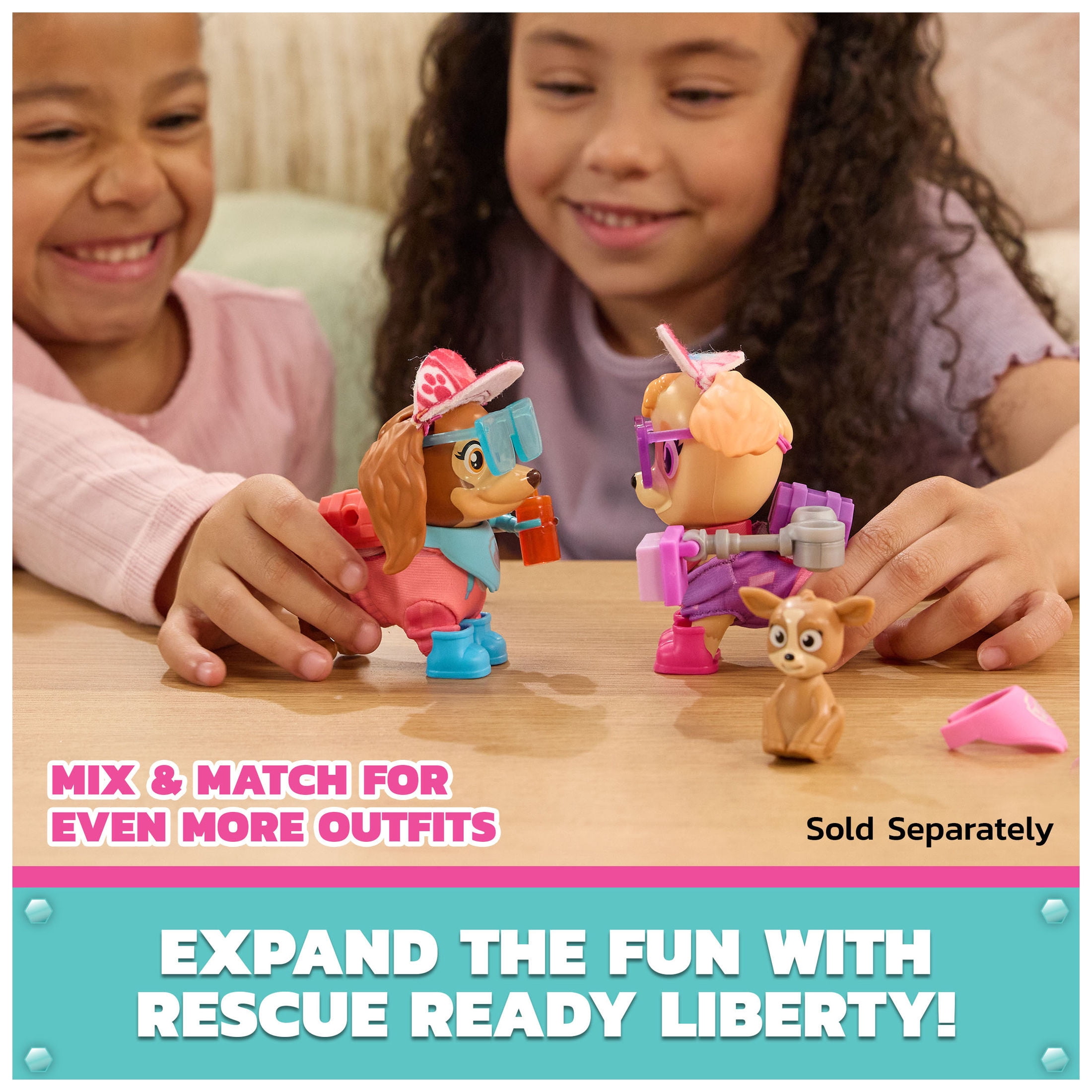 PAW Patrol Skye's World Skye Rescue-Ready Style Pups, Ages 3+