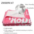 thumbnail image 3 of Inspirational Gifts for Women,Gifts for Women for Valentines, Positive Healing Compassion Throw Blanket Gifts for Friend Mom Sister Colleague(Pink Blanket), 3 of 6