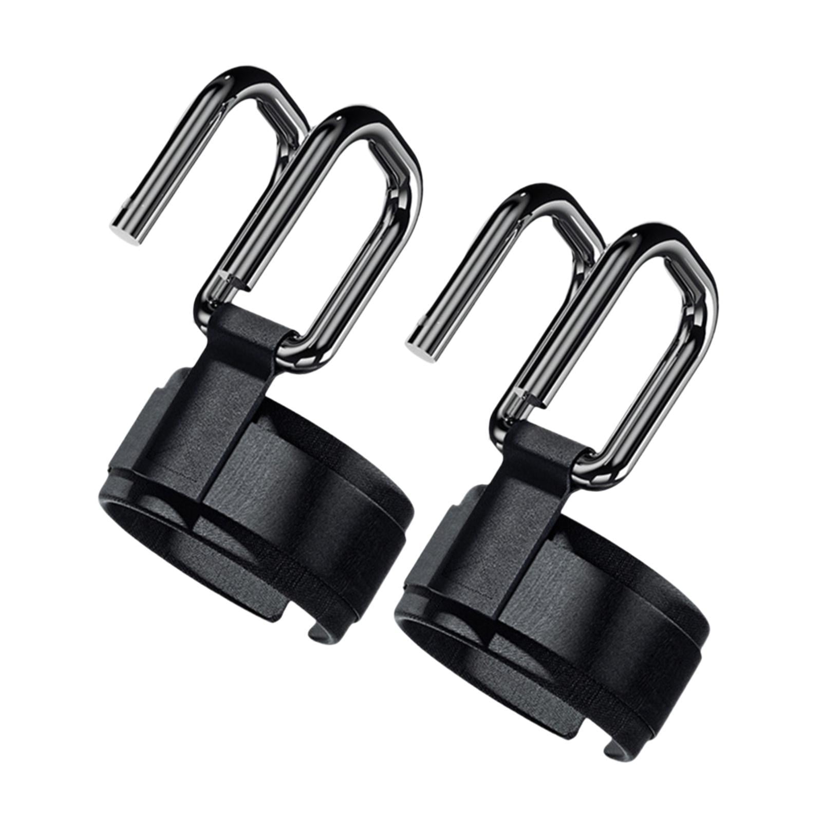 harayaa 2 Pieces Weight ing Hooks Wrist Support Hooks Metal Dead Straps Ergonomic Weight