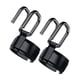 thumbnail image 4 of para levantamiento de pesas, correas de muñeca de metal, ganchos de soporte para muñeca para fitness, levantamiento de pesas, culturismo y g, 4 of 9