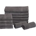 thumbnail image 6 of Gold Textiles 100% Cotton Salon Hand Towels 24 Pack Dark Grey 16x27 inches Soft Absorbent Quick, 6 of 6