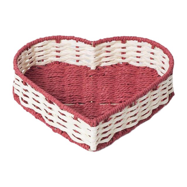 Canasta de almacenamiento hecha a mano, contenedor decorativo, organizador de artículos de escritorio, caja tejida para la mesa de la oficina estantes Estilo B