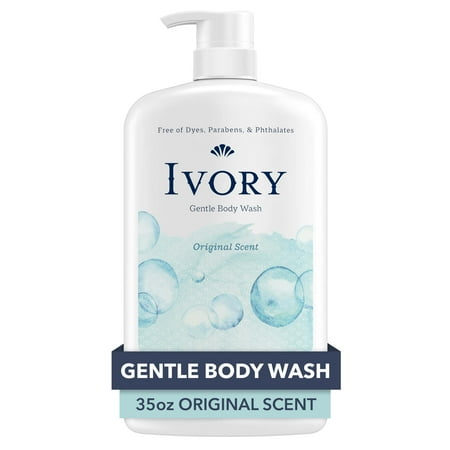 Ivory Mild And Gentle Body Wash, Original Scent, 35 Fl Oz