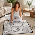 thumbnail image 5 of AMARHH DIY Doodle Coloring Blanket with 24 Coloring Pens, Soft Velvet Washable Custom Art Throw Blanket, Creative Craft Home Decor Holiday Gift for Adults, 5 of 7