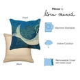 thumbnail image 3 of Liora Manne Marina Mermaids Are Real Indoor Outdoor Decorative Pillow Ocean, 3 of 5