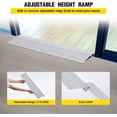 thumbnail image 6 of Door Threshold Ramp 1" Rise Door Ramp Aluminum Entry Ramp or Doorways Rated 800 lbs Load Capacity forWheelchair Scooters Power Chairs Walkers, 6 of 7