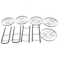 thumbnail image 4 of Estantes de almacenamiento de 5 niveles ANGGREK Estante de Pie de Metal 5 niveles, 4 of 7