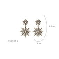 thumbnail image 3 of Pendientes glamorosos con forma de gota para el oído, regalo de joyería, pendientes de diamantes de imitación brillantes para mujer, 3 of 5