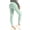 Green, variant on Womens Leggings Classic Stylish Fitted Yoga Sweatpants Stretch Elastic High Waist Full Length Trousers Solid Trousers for Lady Workout Travel Black