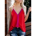 thumbnail image 5 of Uhndy Women's Tank Top Sexy V Neck Camisole Casual Sleeveless Spaghetti Strap Shirts Tops, 5 of 5