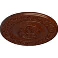 thumbnail image 3 of 47 5/8"OD x 2 3/4"P Milan Ceiling Medallion, Hand-Painted Burnished Mahogany Crackle, 3 of 6