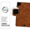 thumbnail image 6 of Dteck Case For Apple iPad Pro 11" 2nd Generation (2020 Released) 11 inch,Magnetic Leather Wallet Card Holder Smart Case Folio Stand Protective Automatic wake/sleep Cover ,Brown, 6 of 6