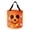 E, variant on Halloween Glowing Pumpkin Candy Bucket, LED Light up Pumpkin Treat Bag, for Party Holiday Decor Multicolor Treat Handbag (Red)