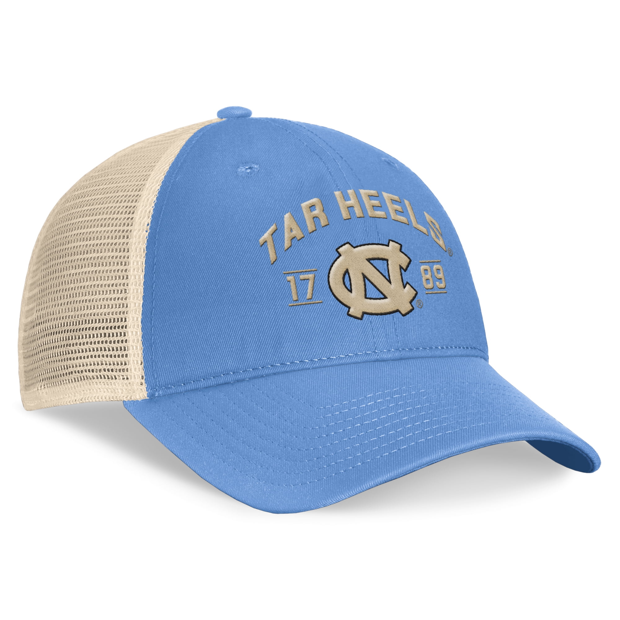 Men's Top of the World Carolina Blue North Carolina Tar Heels Heritage Waylon Trucker Adjustable Hat