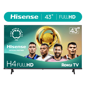 Hisense 43-Inch Class H4 Series FHD Roku Smart TV (43H4030F3) - 1080P Full HD LCD Screen, LED TV, DTS TruSurround Sound, Motion Rate 120, Gaming Mode