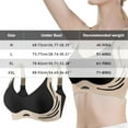 thumbnail image 3 of Uqiangy Corset Tops Ultra-Thin Underwear Bra Women's Exotic Bustiers & Corsets Padded Bras for Women Small Breast Women's Underwear And Bras No Wire Bras for Women Full Coverage Khaki XL, 3 of 5
