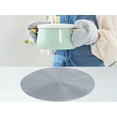thumbnail image 5 of Unique Bargains Rustic Placemats Set of 6 Woven Placemats Light Gray, 5 of 7