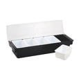 thumbnail image 1 of Plateau de Service Divisé Fournitures de Cuisine Bac de Rangement Conteneur de Service Multi-Usage Cinq Compartiments, 1 of 8