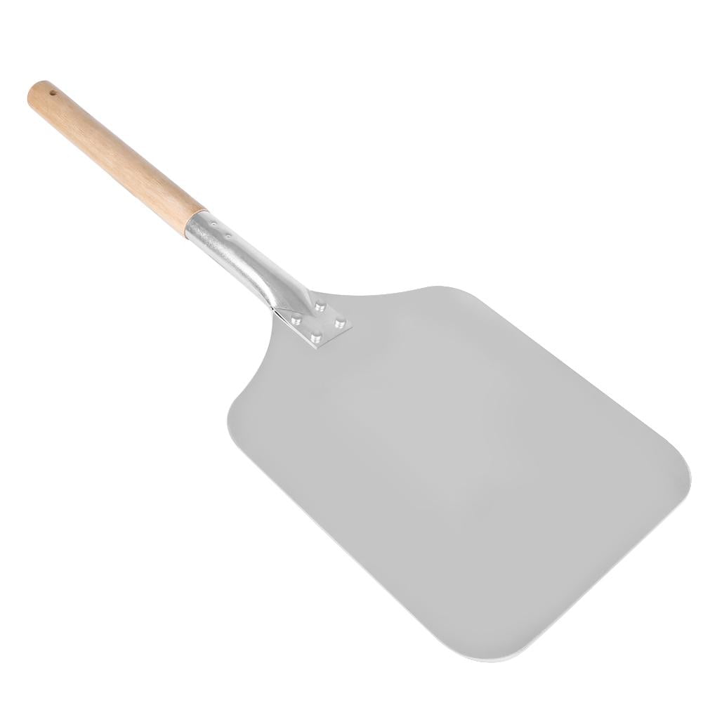 Tebru Pizza Spatula, 1Pc Kitchen Aluminum Alloy Pizza Peel Bakers Oven