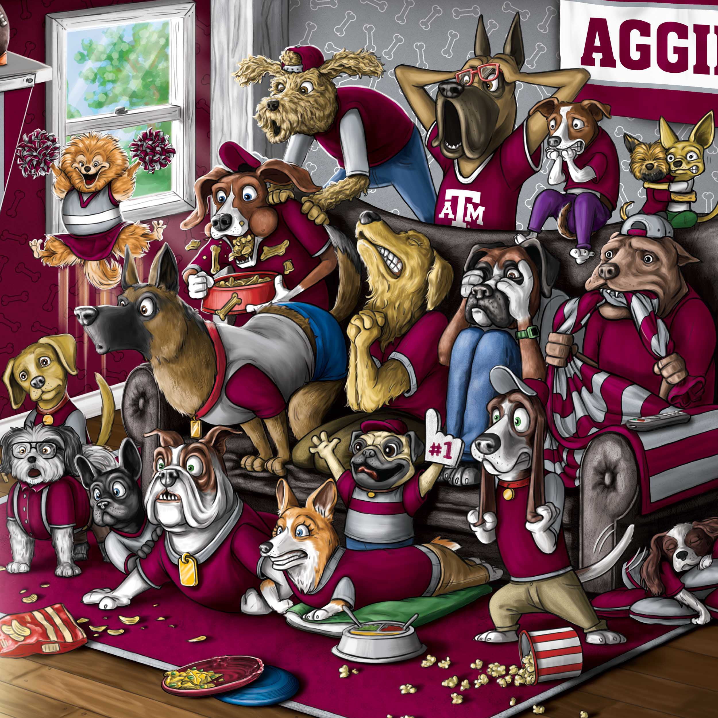YouTheFan NCAA Texas A&M Aggies Purebred Fans Wall Art