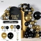 thumbnail image 2 of Kit con forma de arco de globos, 95 unidades, látex negro, dorado y plateado, para fiestas, 2 of 2
