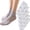 Grey, variant on Gymayou 5 Pairs Sheer Lace Ankle Socks Lace Socks Women Fishnet Summer Ankle Floral Mesh Sock Beige One Size