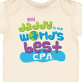 thumbnail image 4 of Inktastic Accountant Dad Best CPA Boys or Girls Baby Bodysuit, 4 of 5