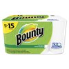 Bounty Perforated Towel Rolls, 2-Ply, White, 11 x 10 1/5, 50 Sheets/Roll, 12 Roll/Pack