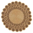 thumbnail image 2 of Fennco Styles Abigail Design Collection Vintage Circling Dots Floral Glass Beaded 14 x 14 Inch Place Mat â€“ Variety Color Placemat for Banquets, Family Gathering, Special Events and Home, 2 of 7