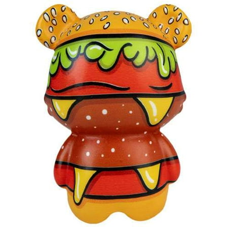 Very Beary Series 1 Hamburger Collectible Squeeze Toy