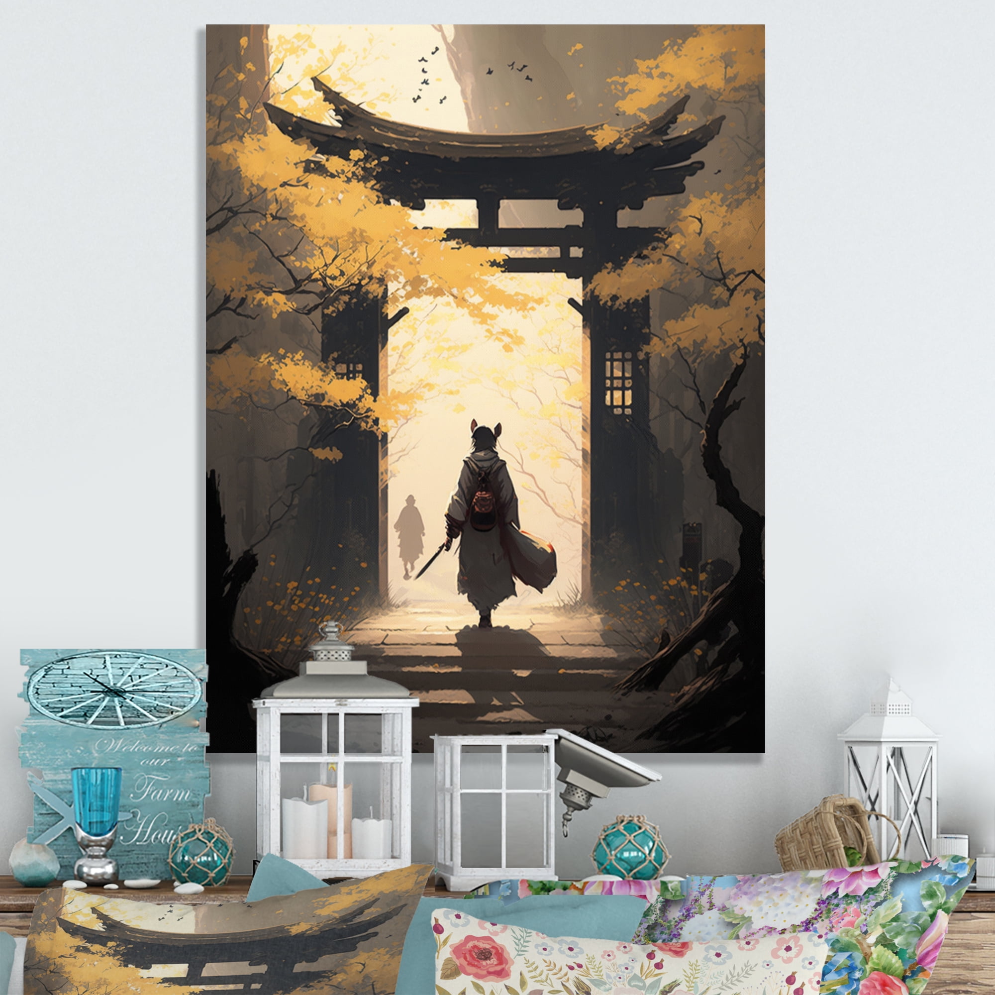 Designart Architectural City Landscape I Canvas Wall Art