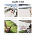 thumbnail image 7 of 4th of July RV Awning Sun Shade Screen 9'X7' Farm Truck and American Flag Mesh Sunscreen Striped Star Love Heart Awning Shade Screen with Zipper UV Blocker Completed Kits for RV Motorhome Camper, 7 of 7