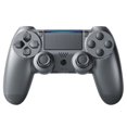 thumbnail image 1 of Likrtyny Controlador Inalámbrico 600mAh Panel Táctil Compatible Con para PS4 (gris Acero), 1 of 9