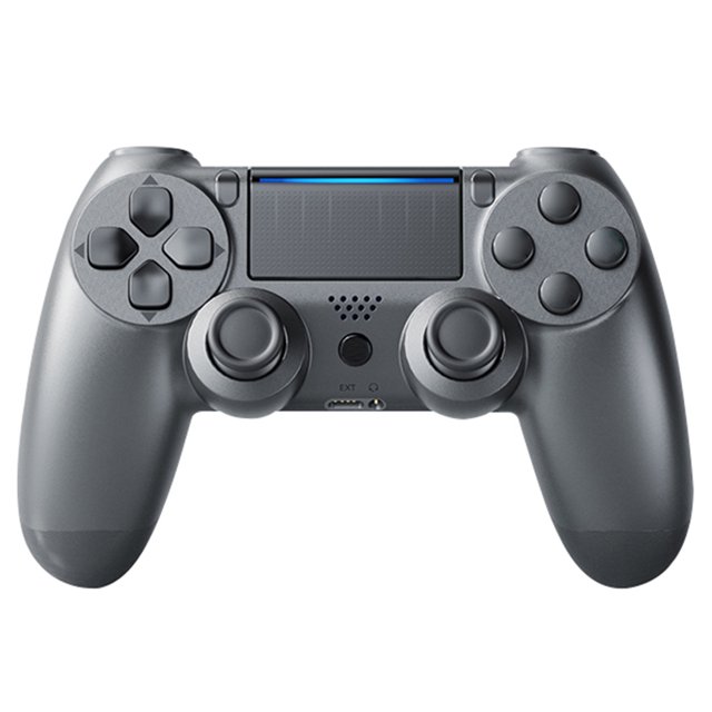 Controlador Juego PS4 Inalámbrico Recargable Btafrte Gris Acero