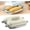 White, variant on Microwave Corn Steamer,Microwave Corn Cooker,Food Grade Portable Steamer with Lid for Vegetables,Corn & Hot Dogs,Kitchen & Dorm Cooking Tool (Blue)