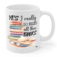 thumbnail image 1 of Taza 2IMT Book Lover de cerámica de 11 onzas, regalo novedoso, 1 of 5