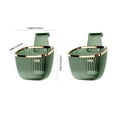 thumbnail image 3 of RKSTN storage basket Pack Garlic Onions And Ginger Storage Box Kitchen Wall Hanging Basket Garlic Onions And Ginger Seasoning Punch- Storage Rack Drains Vegetable Basket, 3 of 8